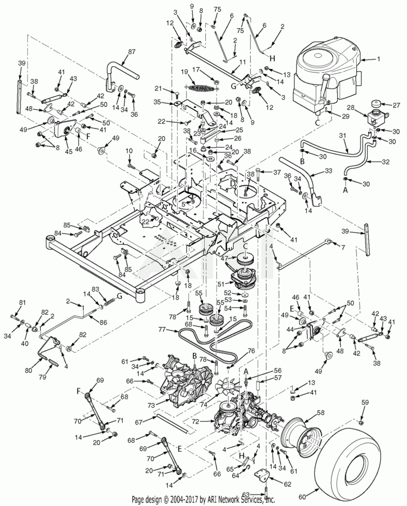 Exmark Drive Belt Diagram