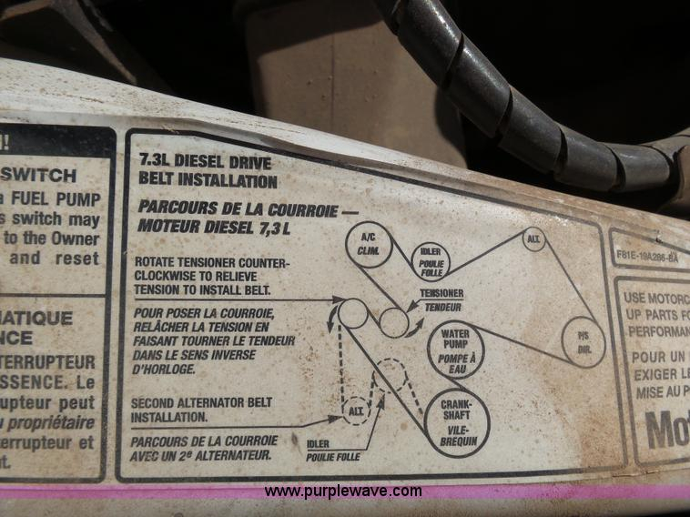 Ford 7 3 Diesel Serpentine Belt Diagram BiddyBronnie