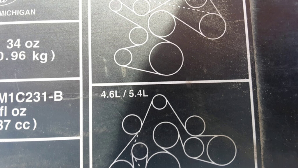 Ford F150 4 2 4 6 5 4 Serpentine Belt Diagram And Routing