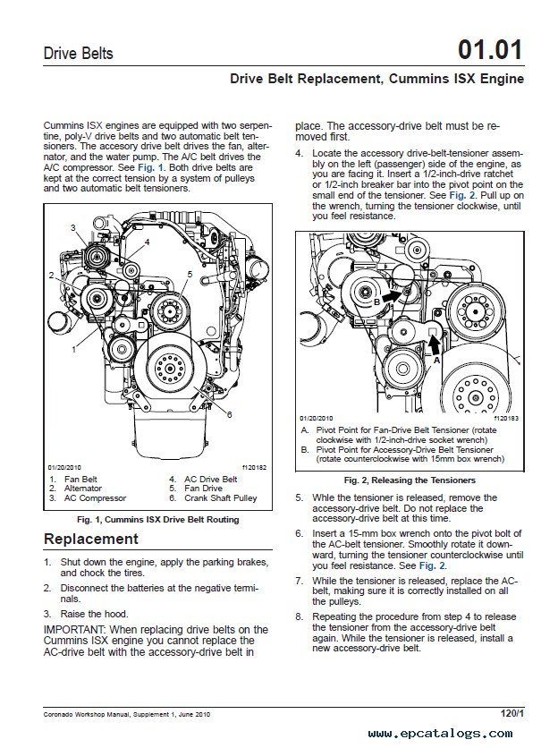 Freightliner M2 Belt Diagram Alternator