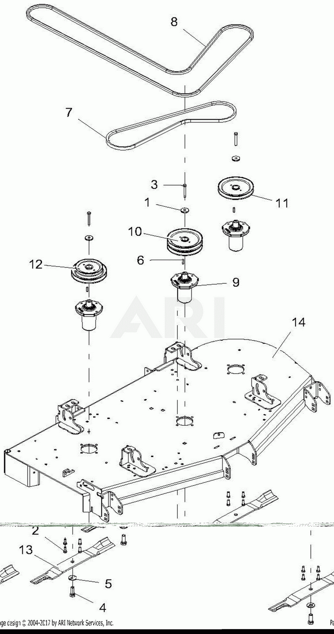 Gravely 992237 040000 049999 Pro Turn 460 LP Parts Diagram For 