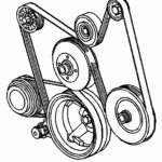 How Do I Reinstall The Serpentine Belt On 2004 Suburban 2wd With V 8