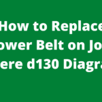 How To Replace Mower Belt On John Deere D130 Diagram Mowerify