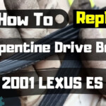 How To Replace Serpentine Drive Belts 2001 LEXUS ES 300 YouTube