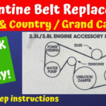 How To Serpentine Belt Replacement Grand Caravan Town Country YouTube