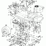 Huskee Riding Mower Drive Belt Diagram