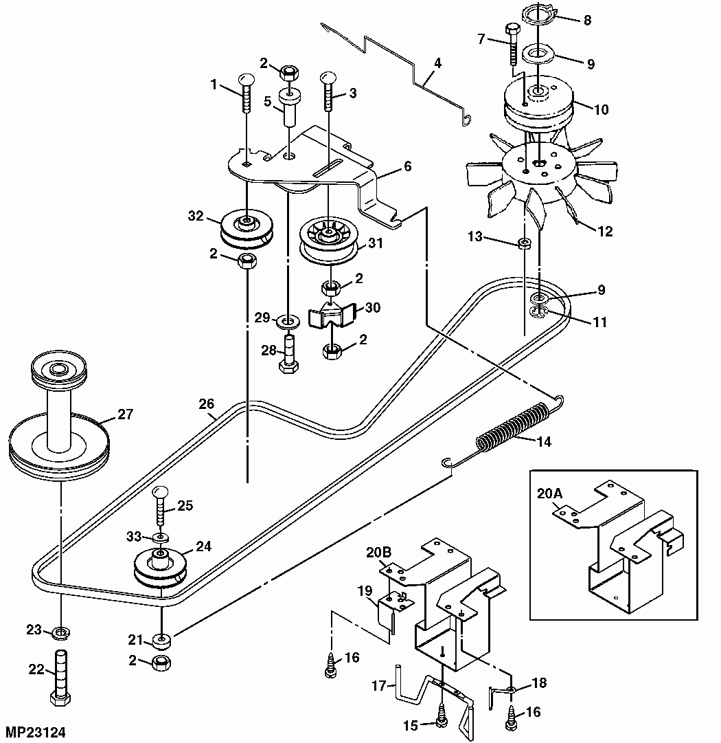 Im Looking For A Drive Belt Diagram For A Deere LT155