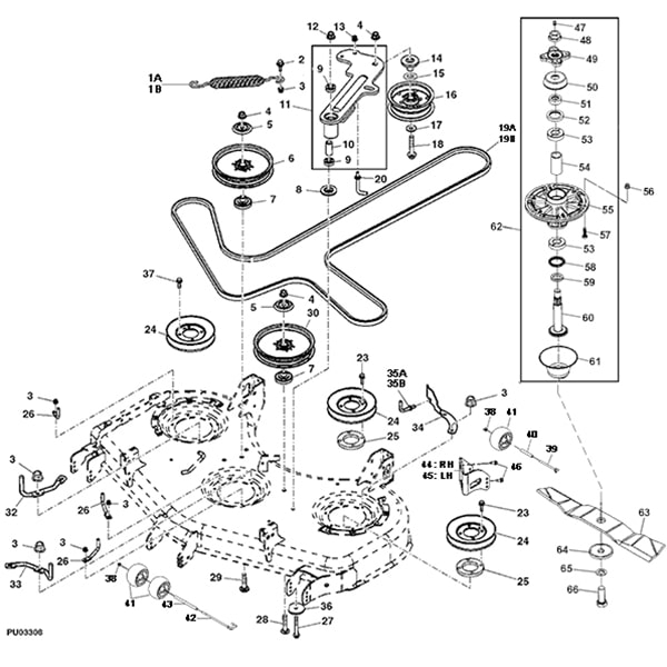 John Deere 48 Mower Deck Parts Diagram DeckLoveClub