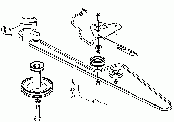 John Deere L100 Drive Belt Replacement 