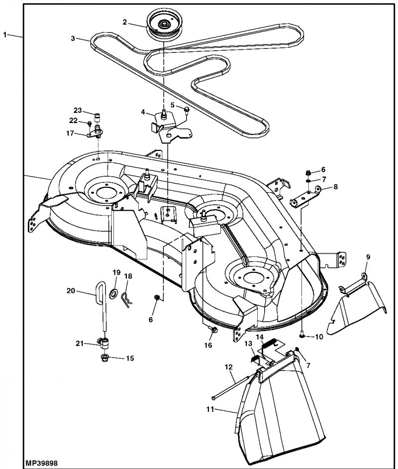 John Deere L120 Belt Diagram