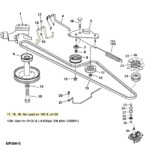 John Deere LA100 D100 Gear Transmission Parts Diagram