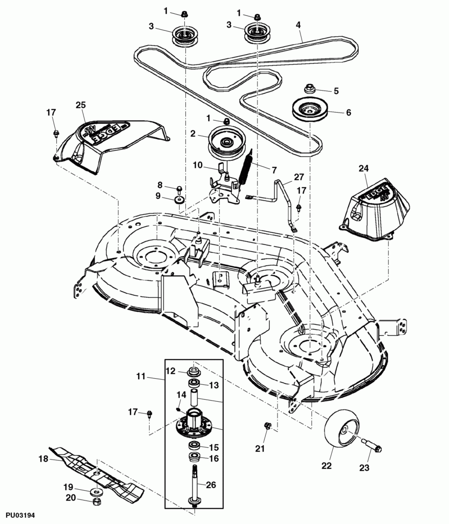 John Deere Lt133 Deck Belt Diagram Free Wiring Diagram