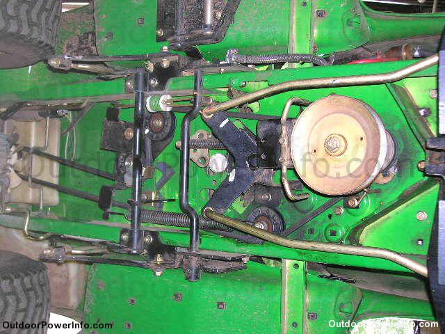 John Deere Lt133 Drive Belt Diagram