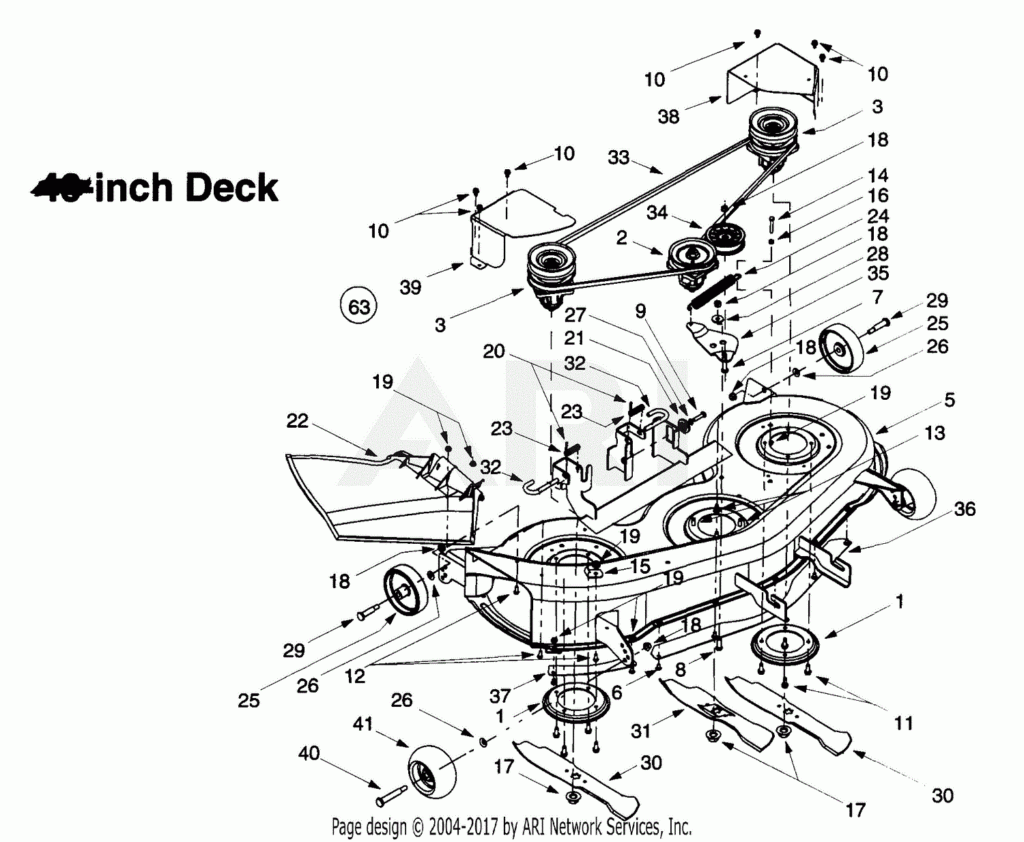 Load Wiring Mtd 46 Inch Deck Belt Diagram