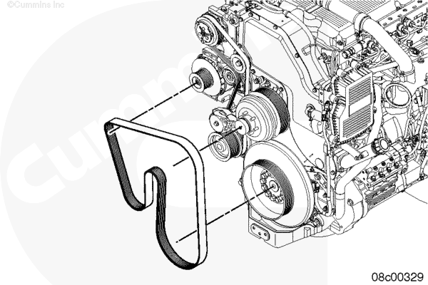 LOOKING FOR SERP BELT DIAGRAM FOR ISX 450