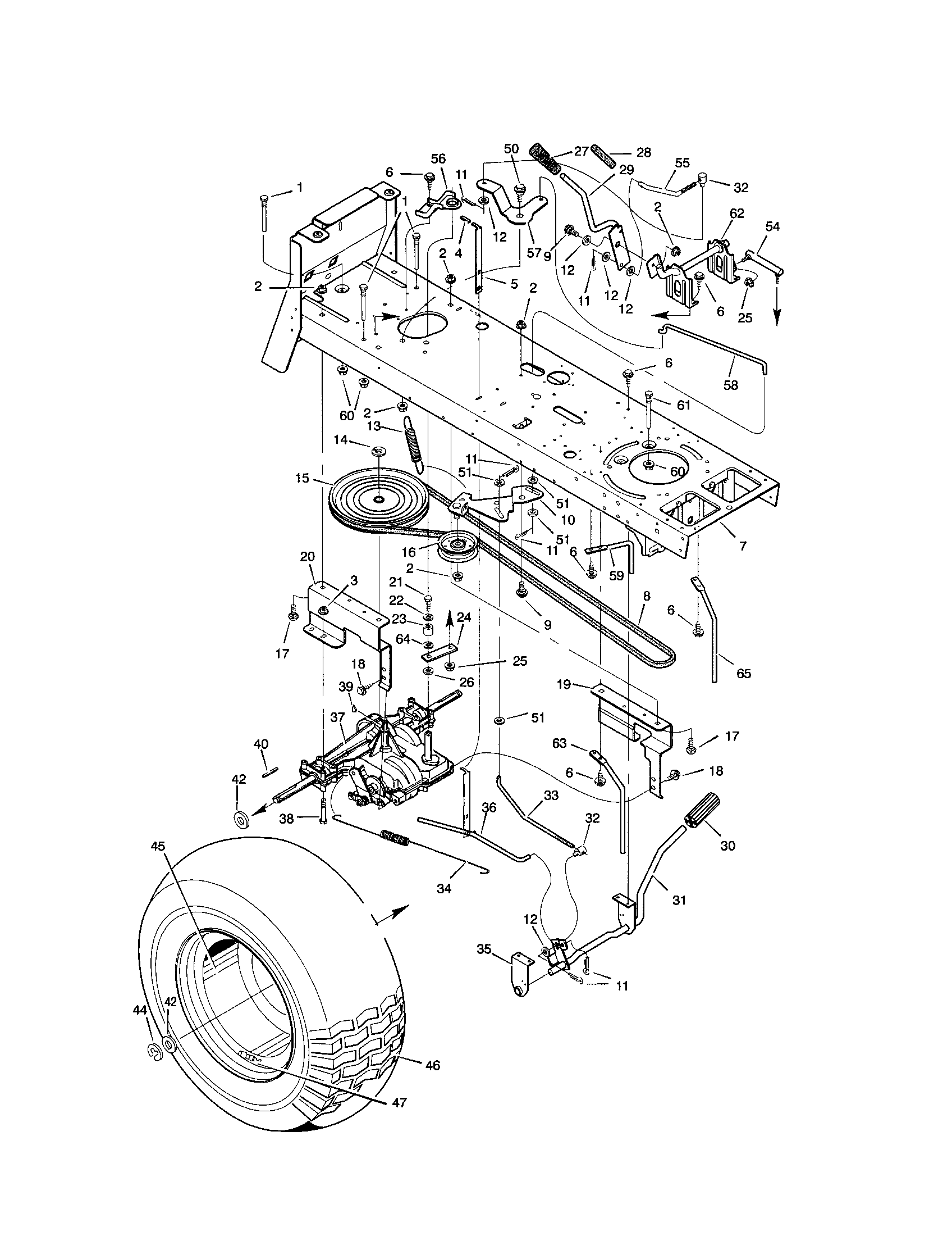 Murray Drive Belt Diagram