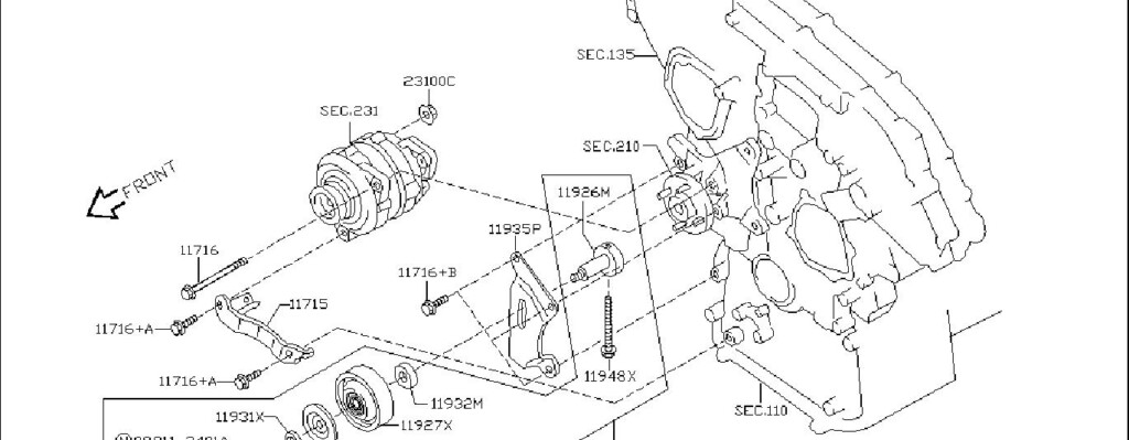 Nissan 350Z Accessory Drive Belt Idler Pulley Spacer FITTING 