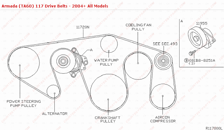 Nissan Titan Serpentine Belt Diagram