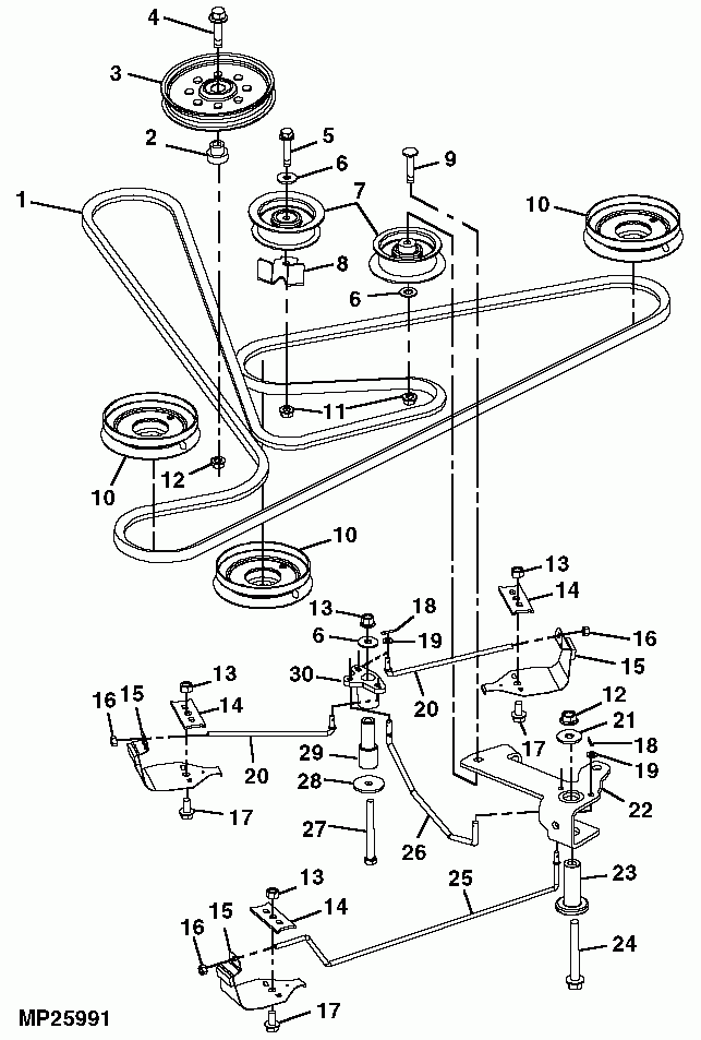 John Deere Lt180 Belt Diagram