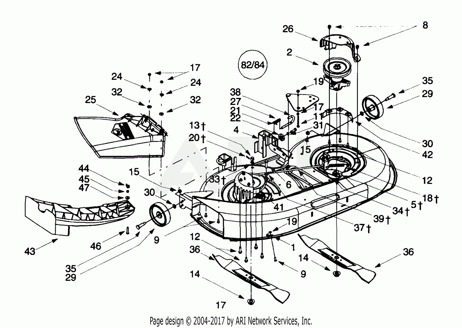 Scotts Riding Mower Belt Diagram 42 Inch