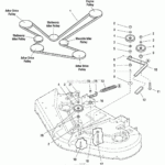 Simplicity 1694755 50 Mower Deck Parts Diagram For 44 50 Mower