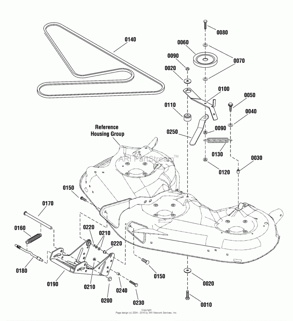 Simplicity 2691014 01 Regent 23HP B S Hydro And 46 Mower Deck Parts 