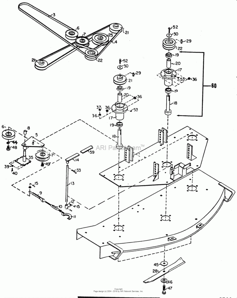 Toro 08 18BE01 5018 Dixie Chopper ZRT 1985 Parts Diagram For MOWER 