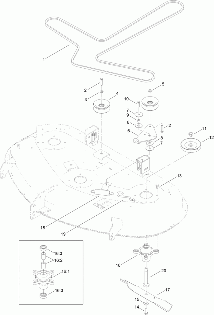 Toro Timecutter Ss5000 Drive Belt Diagram