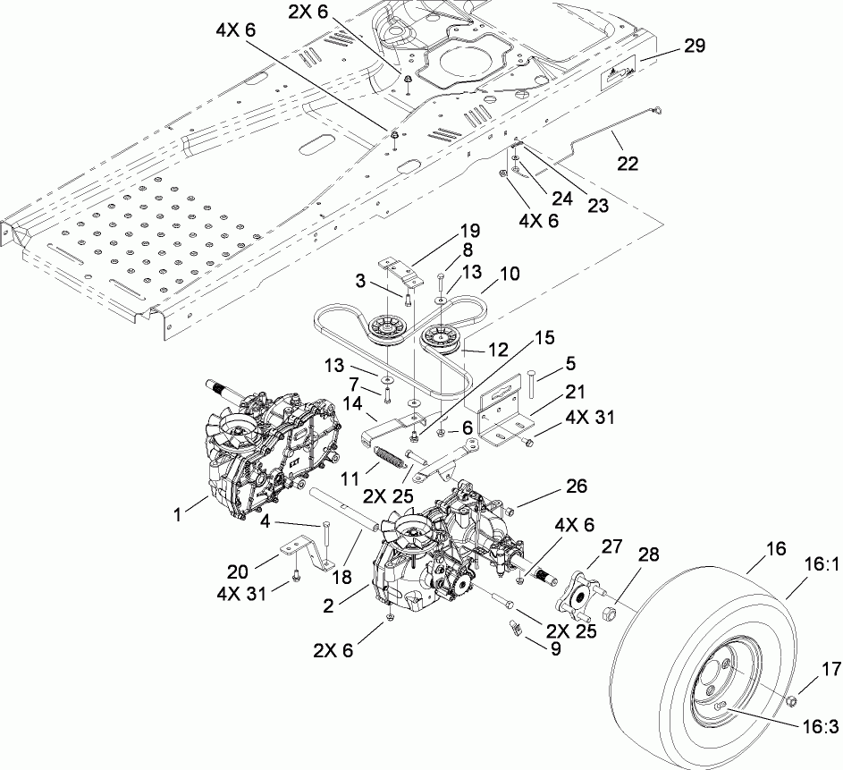 Toro Timecutter Ss5000 Drive Belt Diagram