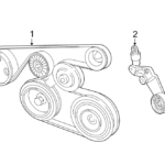 Toyota Matrix Serpentine Belt BELTS Drive PULLEYS 90916A2007