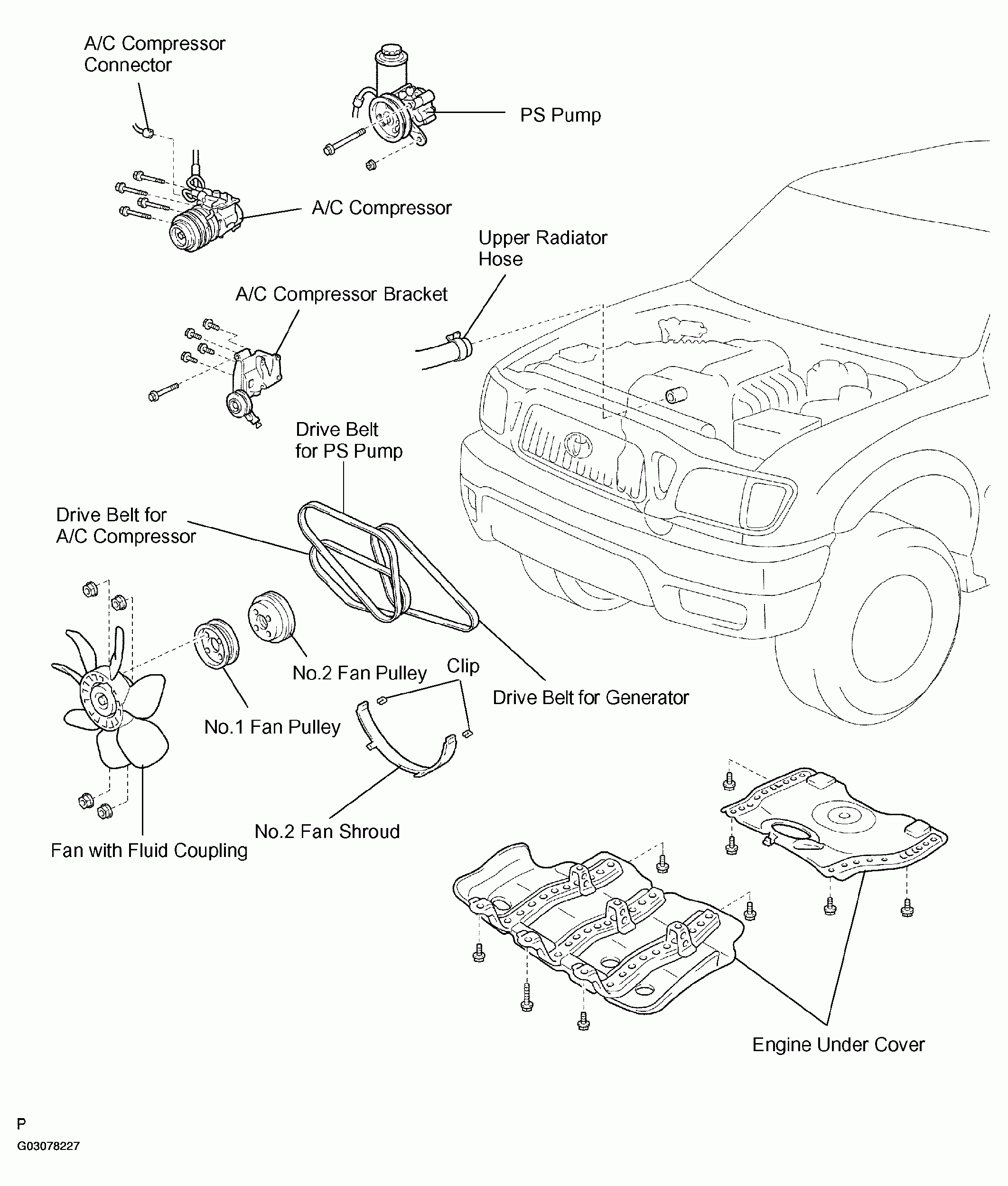 Toyota Tacoma 2 7 Belt Diagram