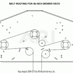 Updated Kubota Z421 Drive Belt Diagram