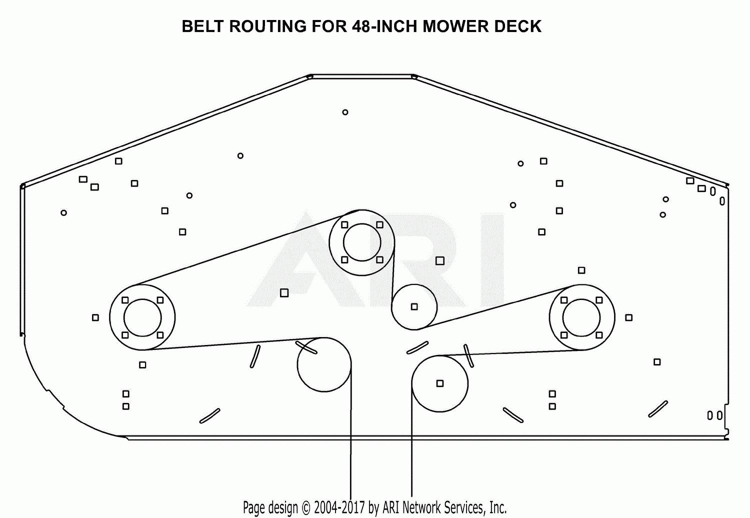 Updated Kubota Z421 Drive Belt Diagram