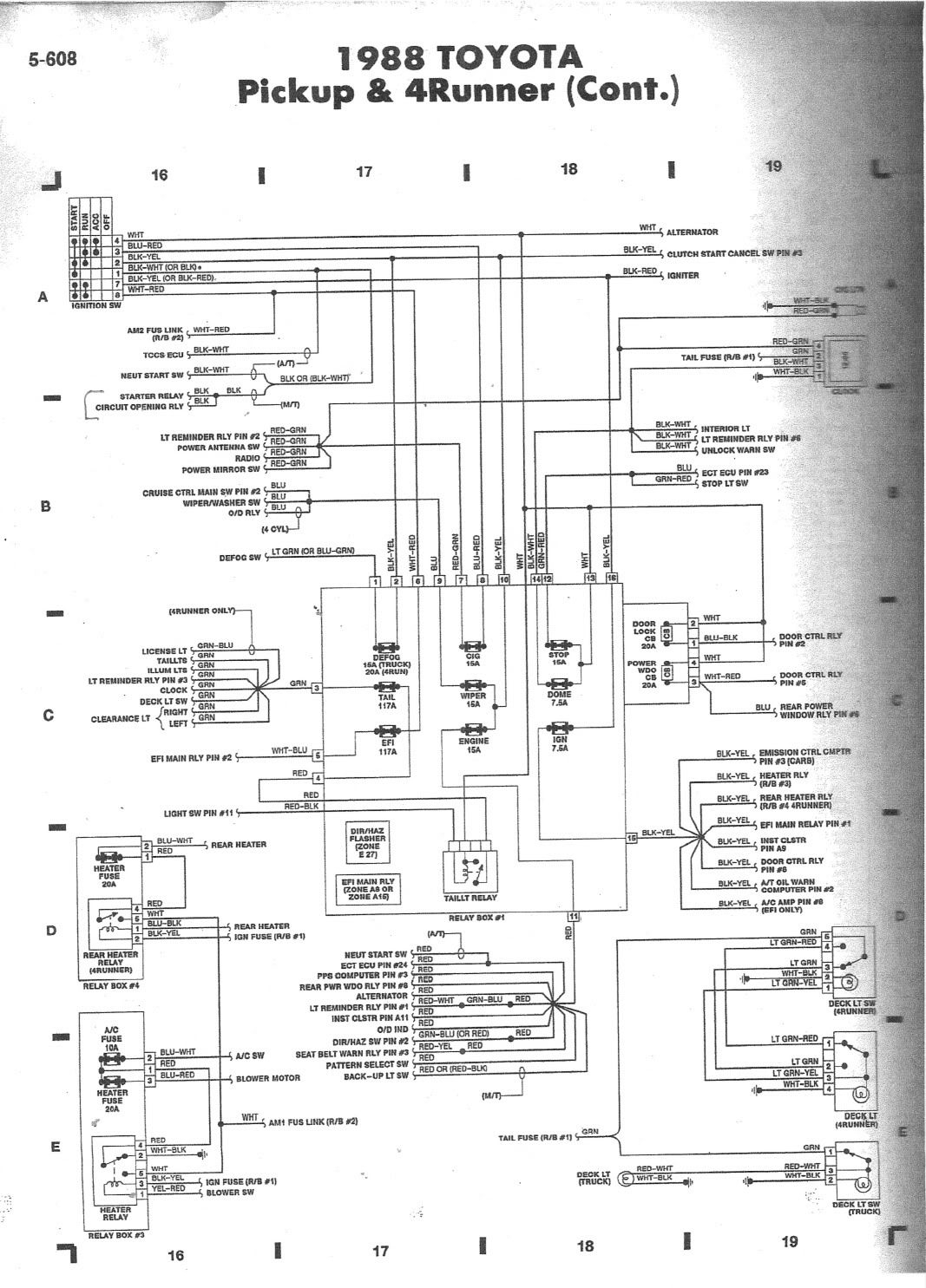 Wiring Diagrams For Cars Fuel Pump Toyota Pickup Bed Dimensions Funonline