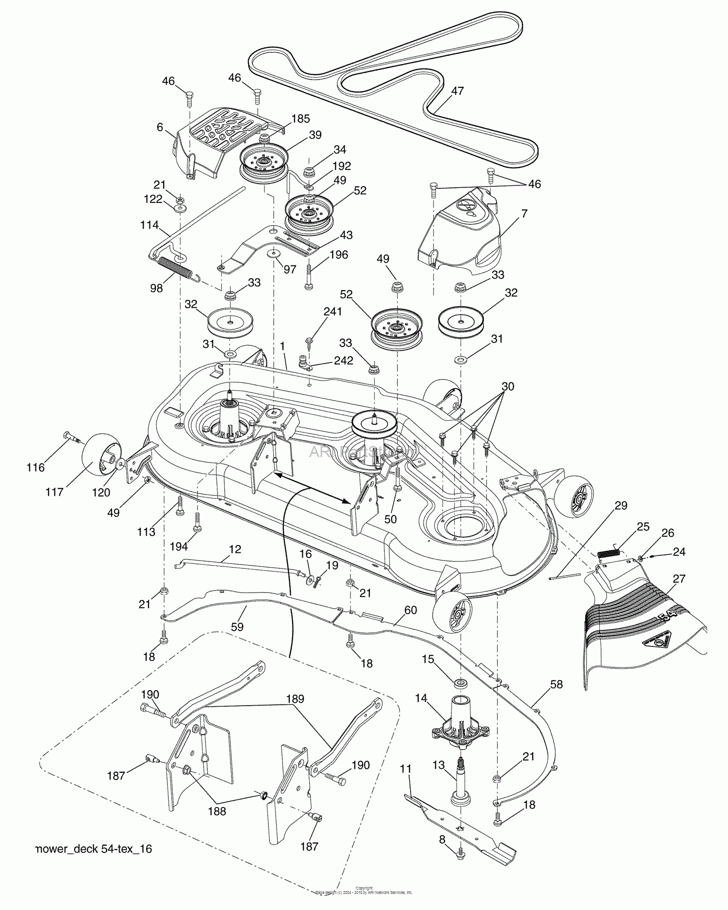 Yth2042 Drive Belt Diagram Chicness