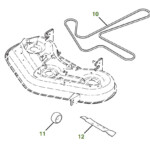 Z355E 48 in Accel Deep Edge Mower Deck